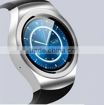 2016 New Product Smart Watch Android/IOS Digital-watch Bluetooth Reloj Inteligente SIM Round Heart Rate Monitor Watch Clock photo-3