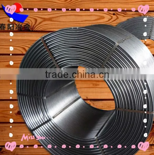 Ferro Calcium /FeCa Cored Wires Made in China Plant for Steelmaking photo-2
