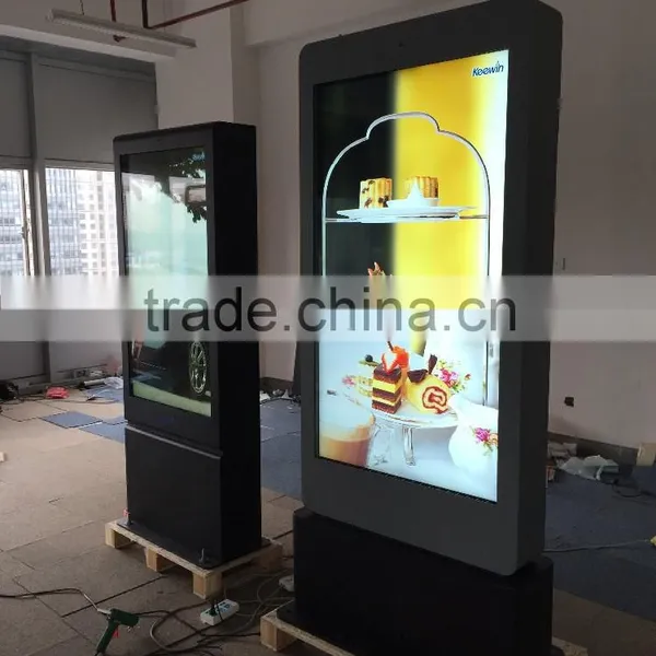 65 Inch High Brightness Outdoor Advertising Digital Signage Player Lcd Display With Air Conditioner Back Side photo-3