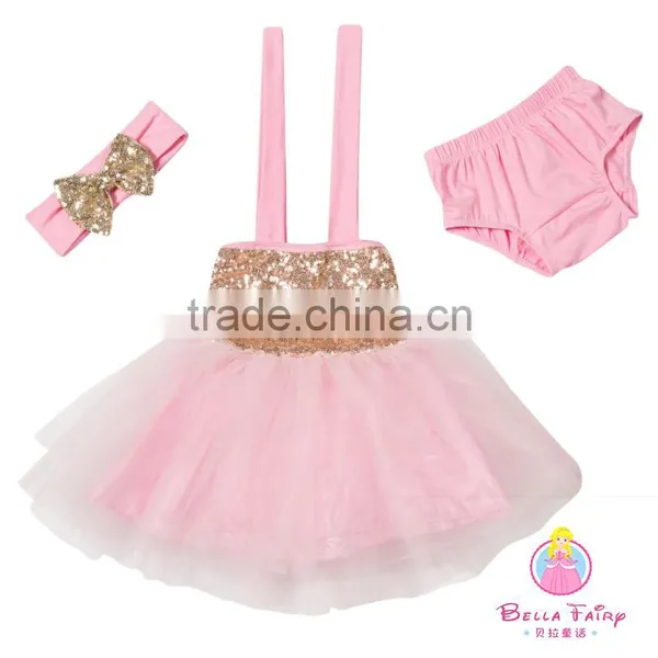 2016 New Fashion Baby Girls Clothes Baby Girl Western Party Summer Dresses photo-2