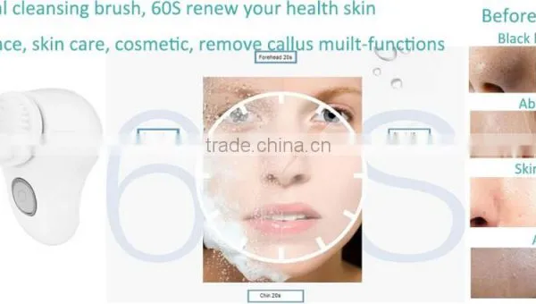 Facial Brush Silicone Cleansing Brush Skin Cleansing Set photo-5