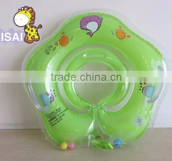 Inflatable Green Baby Neck Ring Inflatable Neck Ring