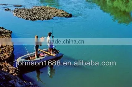 Inflatable Fishing Boat With Engine