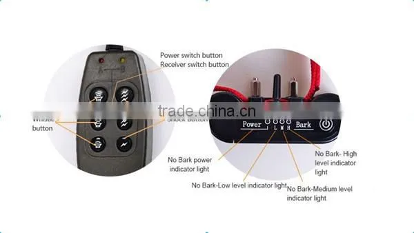 1000m Remote Control Dog Training Collar With No Bark Dual Function photo-3