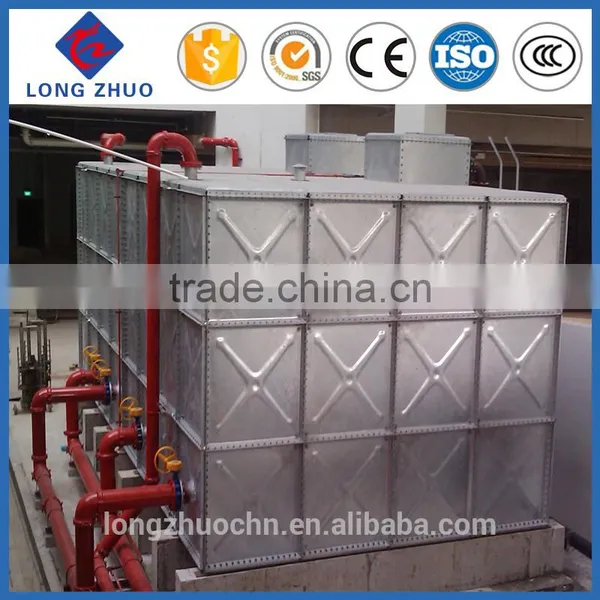 Large Volume Hot Dip Galvanized Steel Water Tank photo-6