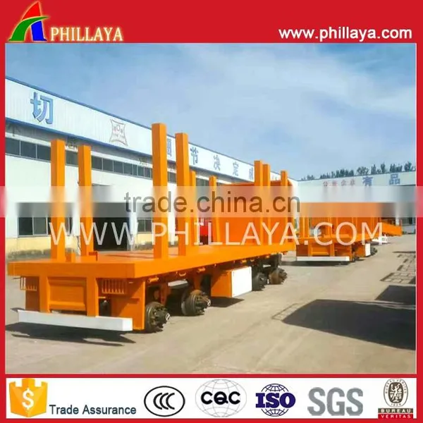 1 Year Guranteed 3-4 Axles Drawbar Trailer With Turntable Dolly and Removable BTW for Choice photo-5
