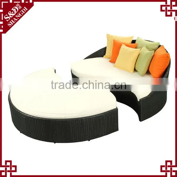 Outdoor Patio Furniture Rattan Handcraft Modern Leisure Outdoor Daybed photo-2