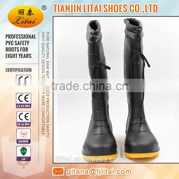 Cold -resistant Black Yellow Safety Boots,Winter Work Shoes photo-3