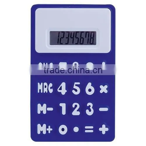 High Quality Cute Silicone Calculator for Promotional Gift photo-3