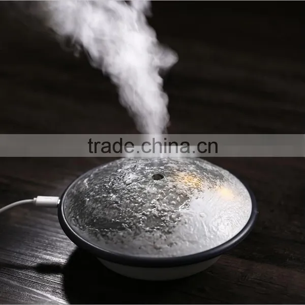 New Arrival Moon Surface of Emulational Ultrasonic Humidifier, Mini USB Air Fresh Purifier/ Aromatherapy Diffuser photo-2