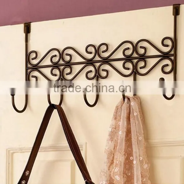 Metal Over The Door Hanging Hooks photo-3