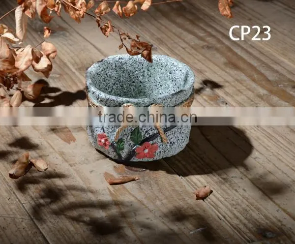2016 Decorative Garden Cement Flower Pot photo-3