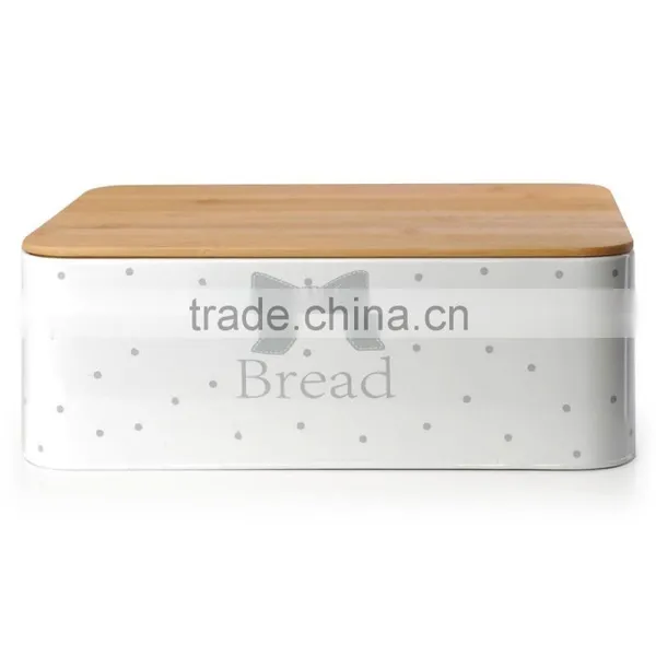 Vintage Design Home Kitchen Pink Bread Bin photo-4