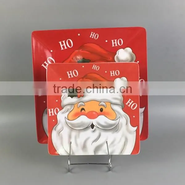 X'mas Season Plate & Mugs, Christmas Party Melamine Dinner Ware photo-3
