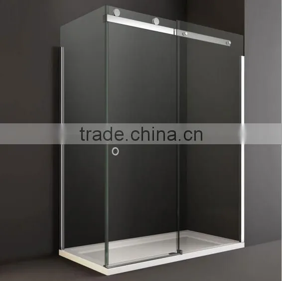 Home Design House Decorative Tempered Frosted Glass Sliding Door