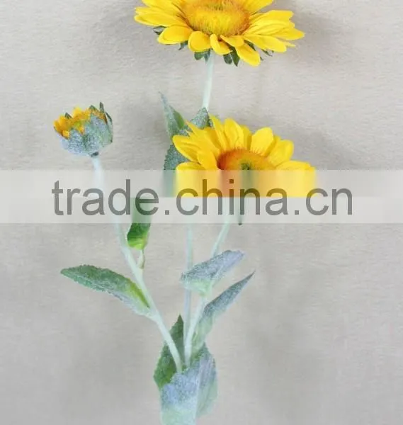 Enviroment-friendly Artificial Sunflowers Landscaping Flowers Decorative Sunlflowers Plants photo-4