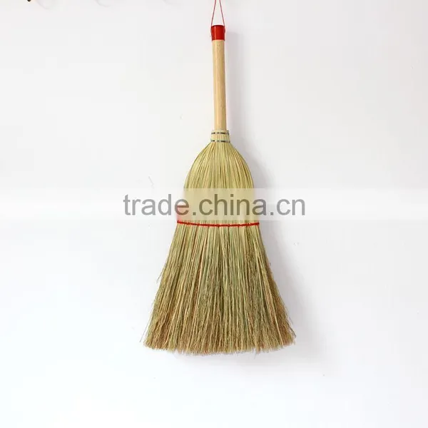 Natural Sorghum Straw Corn Broom With Wooden Handle for Sale photo-5