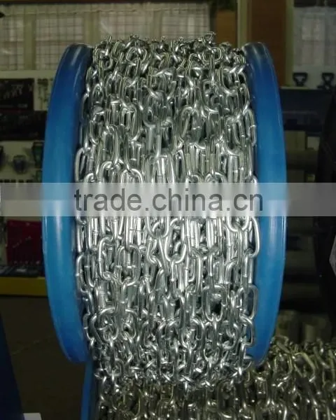 Smooth Welded Electric Galvanized DIN5685A Short Link Chain From Manufacture