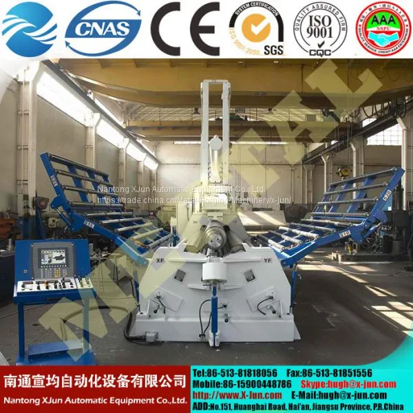 CE Cert Hydraulic W12 Hydraulic 4 Roller Plate Roll Bending Machine Veneer Reeling Machine photo-3