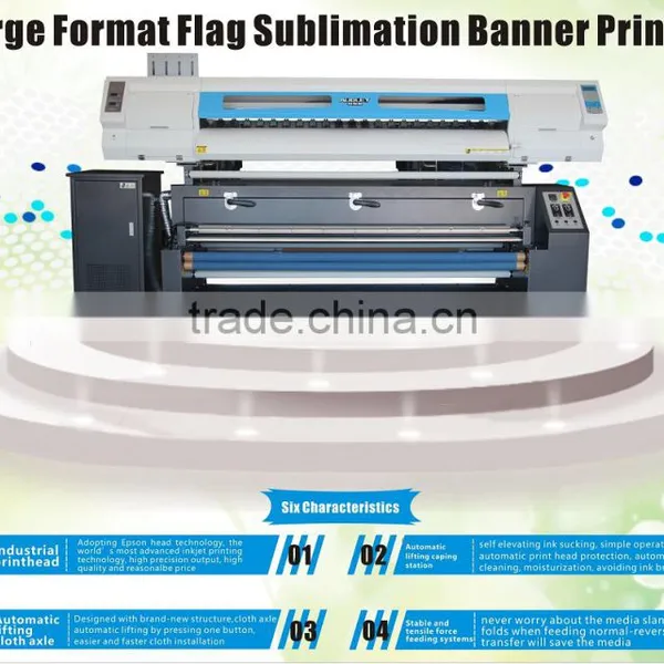 Flag Banner Printer, Inkjet Printer, Sublimation Textile Printer QS8000-3 photo-2