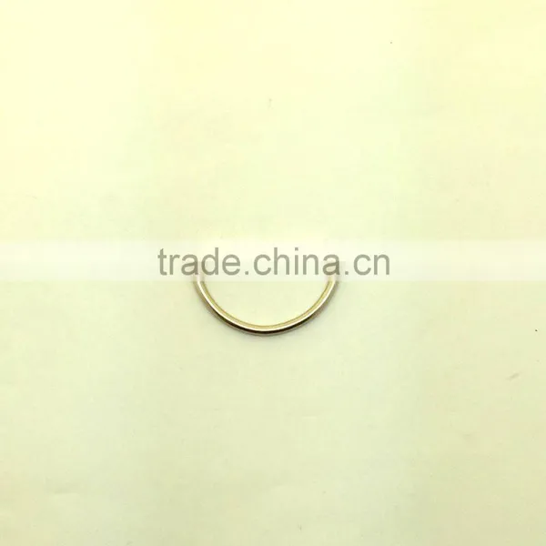 Nickel Plating Metal Hardware Ring / Wholesale Steel Rings / Metal D Ring photo-3