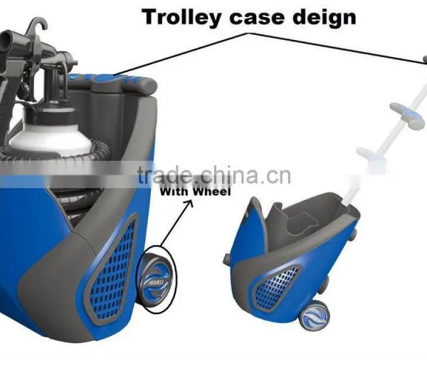 New Trolley Design Hvlp Turbine Spray Gun / Electric Paint Spray Gun CE/GS/EMC/UL Approved - Professional Factory photo-2