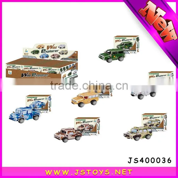 New Puzzle Toys Pull Back 3d Puzzle Plane and Car Series photo-4