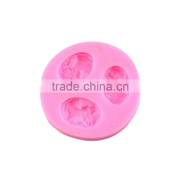 Liquid Silica Gel Mould Chocolate Mold Cake Decorating Mold Soap Mold 3 Goddess Head 1688 Agent photo-3