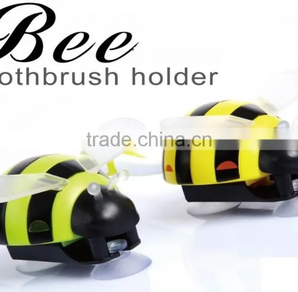 Funny Animal Bee Single Toothbrush Holder With Cover