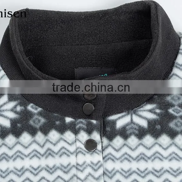 Bulk Wholesale Custom Printing Pattern Fleece Men Vest photo-3