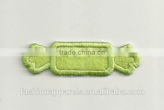 Custom High Quality Embroidered Creative Food Patch for Clothes Embroidery Patch Made in China Choose Size/color photo-5