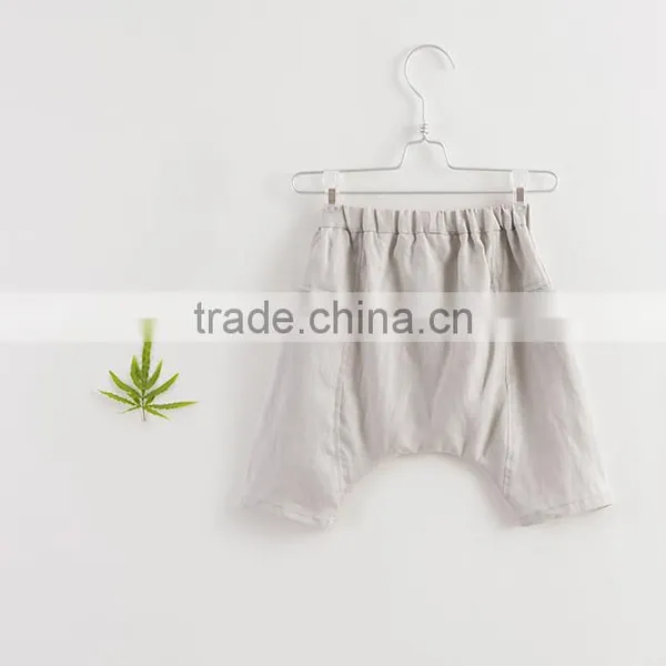 Childrens Boutique Clothing New Style Boys Short Pants Linen Shorts Baby Boy Clothes photo-2