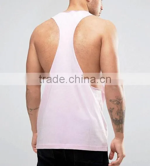 Custom Mens Overall Sublimation 100% Polyester Stringer Fitness Gym Singlets photo-2