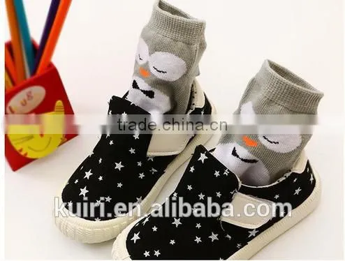 2016 Cartoon Owl Child Summer Short Socks for Daily Life Cute Cotton Kids Sports Socks photo-4