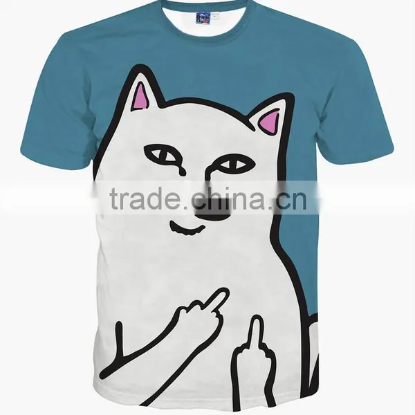Wholesale 2016 Hot Sale Custom Made 3d Printing T-shirt/3D T-shirt photo-3