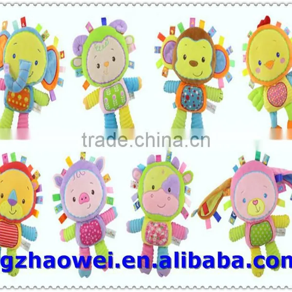 Cute Animal Baby Squeak Plush Toys photo-5