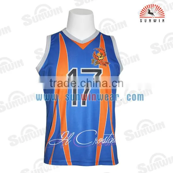 Latest Basketball Jersey Design 2016 With OEM Logo/artwork photo-4