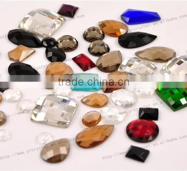 Crystal Mirror Glass Rhinestone no Hotfix Flat Back Rhinestone photo-3
