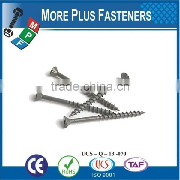 Made in Taiwan Bronze Plated Stainless Steel Zinc Finish Decking Screw photo-6