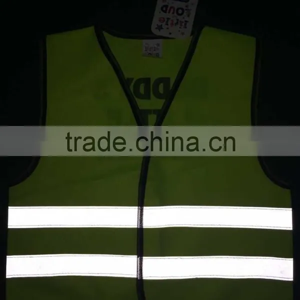 High Visibility Safety Reflective Vest Children Meeting EN1150 photo-2