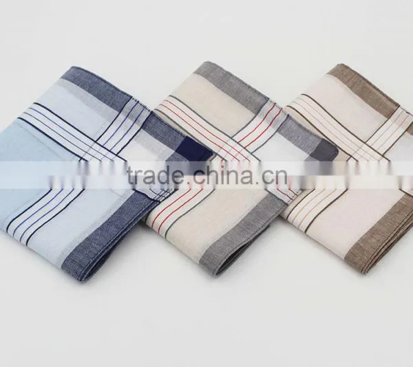 Factory Direct Hot Sale Wholesale 100% Cotton Mens Handkerchief photo-4