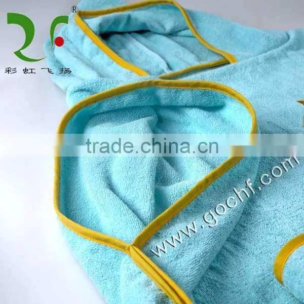 100 Percent Cotton Hooded Teenager Poncho Towels photo-3
