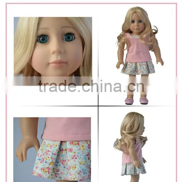 Dolls American Girl Doll Beautiful Curly Blonde Wigs photo-3
