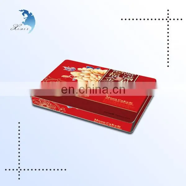 Square Mooncake Metal Tin Box