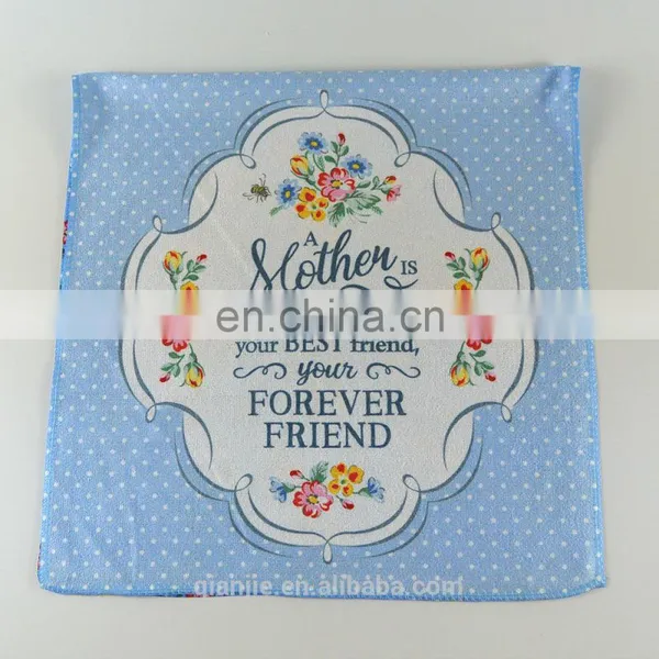 2sides Custom Printed Microfiber Cleaning Tea Towel for Advertisement and Gift photo-2