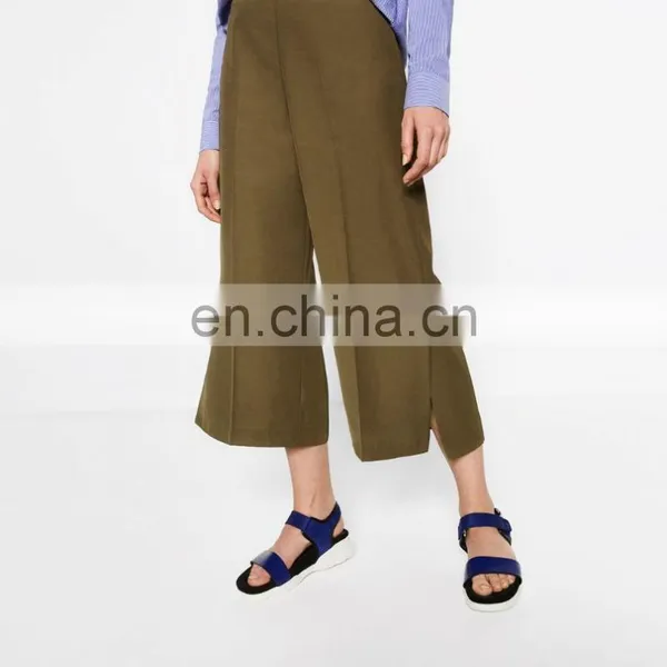 Side Open Women Chino Pants photo-2