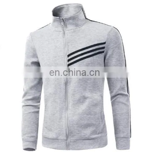 Wholesale 2017 Mens Slim Fit Zip Up Jumper Sweatshirt Jacket Tracksuit Top photo-4