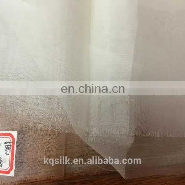 Plain Dyed Solid Color 6mm Silk Organza Fabric photo-3