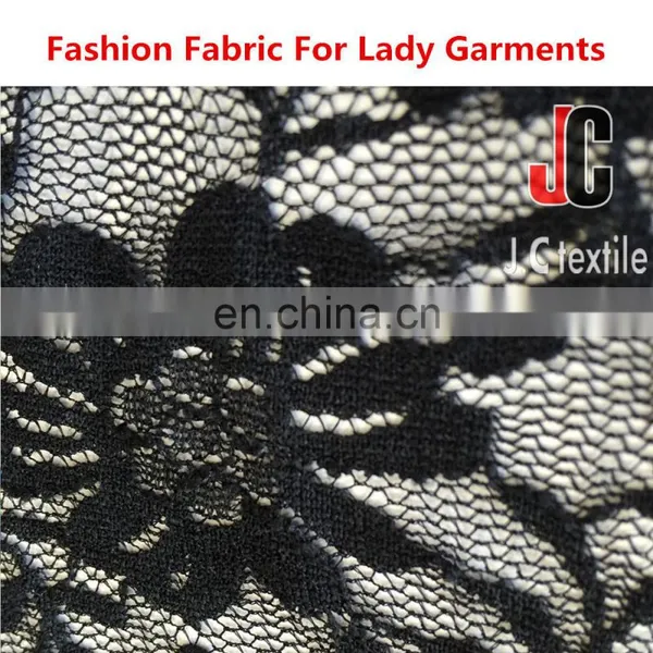 JC1723 Wholesale Nylon Spandex Fashion Design Nylon Lace Fabric for Wedding photo-4