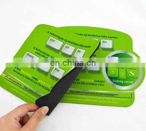 Customized Die Cut Shape Printed Non-slip Mouse Mat Pvc photo-6
